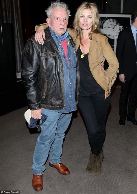 Friends Reunited Kate Moss Shows Support For Old Friend David Bailey