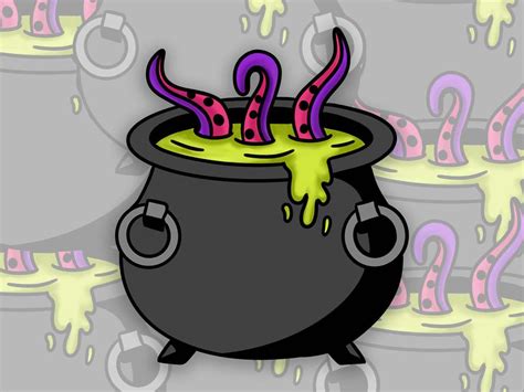 Halloween Witches Cauldron Bundle Digital Sublimation Illustration, PNG ...