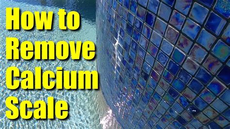 How To Remove Calcium Scale Deposits From Your Pool Wall Above Ground