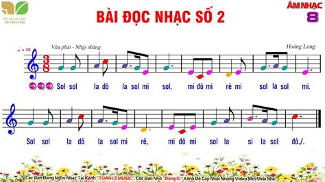 BÀI ĐỌC NHẠC SỐ 2 LỚP 8 SGK Kết Nối Tri Thức Với Cuộc Sống ÂM