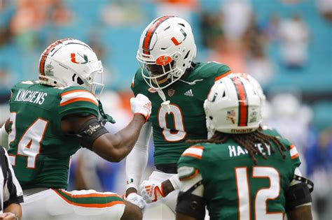 Miami Football Dbs Ranked Th In Acc Entering Season