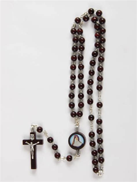 Wood Rosary Beads Mary MacKillop | Educational and Religious Supplier