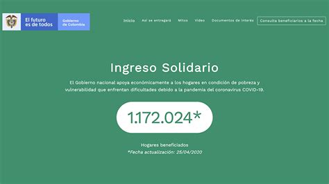 Ingreso Solidario Consultar Con Un Clic