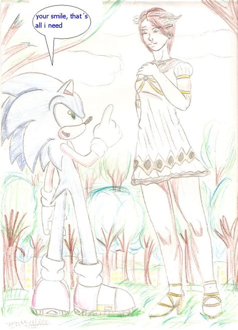 Sonic And Elise By Danyantto On Deviantart