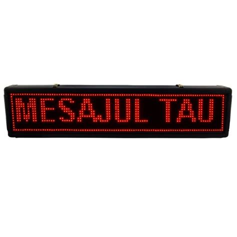 Panou Reclama Luminoasa Text Led Display Reclama X Cm Rosu