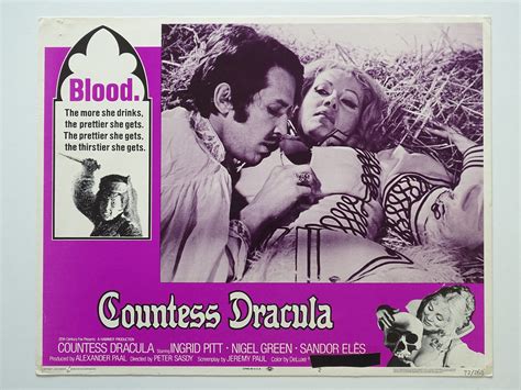 Lot 2 Countess Dracula 1971 Full Set Of Original