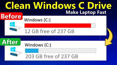 How To Clean C Drive In Windows 10 Make Your PC Faster YouTube