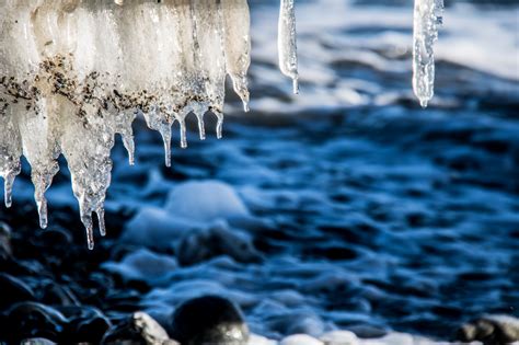 Wallpaper Sunlight Sea Water Nature Reflection Snow Winter