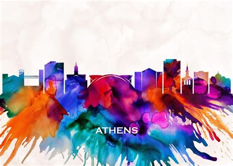 Premium Photo | Athens skyline