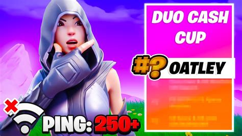 Dominating In The Fortnite Duo Cash Cup On High Ping Youtube