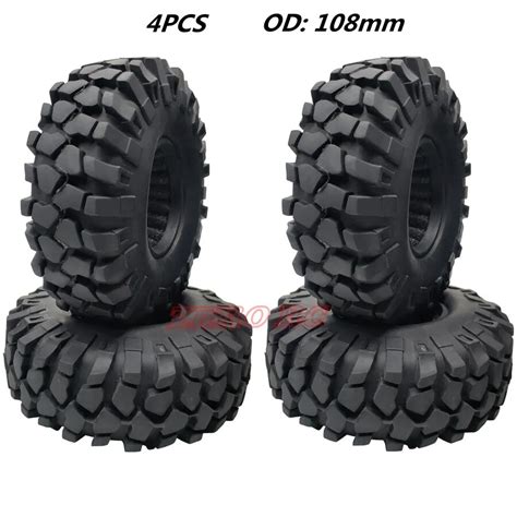 4pcs 108mm Rock Off Road Tires Rc Car 19 Tyre For 110 Rc4wd D90 D110