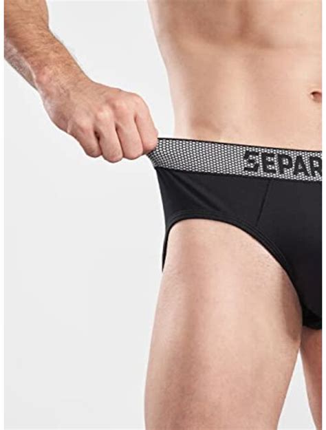 Buy Separatec Mens Dual Pouch Underwear Single Sided Moisture