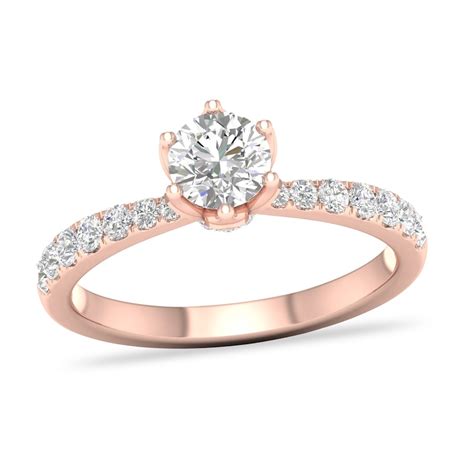 Previously Owned Diamond Ring 3/4 ct tw Round-cut 14K Rose Gold | Jared