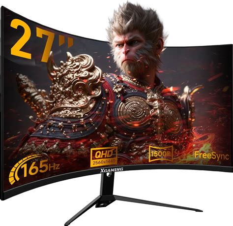 Amazon CRUA 27 Curved Gaming Monitor FHD 1920x1080P 144Hz 180Hz