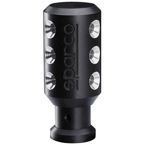 Sparco Pookknop Piuma Zwart Aluminium