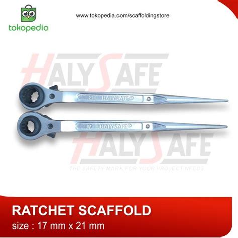 Jual RATCHET SCAFFOLD HALYSAFE 1721 Kunci Ratchet 17mm X 21mm