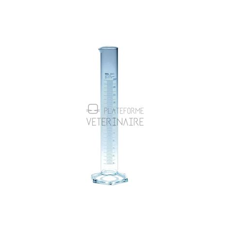 EPROUVETTE FORME HAUTE GRADUEE VERRE BORO 1000 ML DIV 10 ML