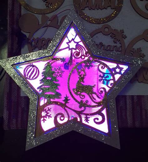 Laser Cut Christmas Decorative Star Cdr Dxf And Ai Vector File