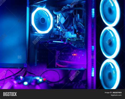 Glass Pc Case Rgb Image & Photo (Free Trial) | Bigstock