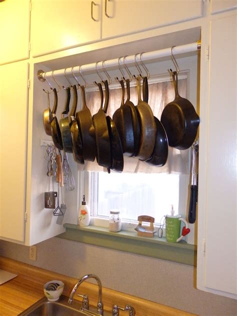 Homemade Window Pot Racks