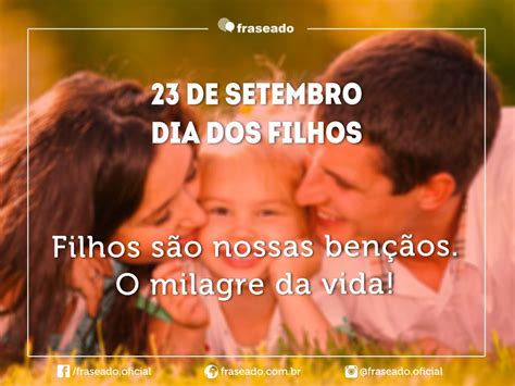 Dia Dos Filhos 23 De Setembro Mensagem Trending News 868wej