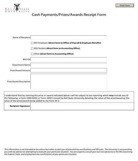 FREE 5+ Cash Payment Receipt Forms in PDF | MS Word | Excel