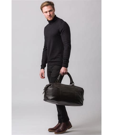 Men's Leather Holdalls - Pure Luxuries London