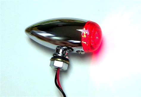 Chrome Mini Bullet Motorcycle Led Turn Signal Kits