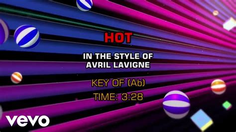 Avril Lavigne Hot Karaoke YouTube