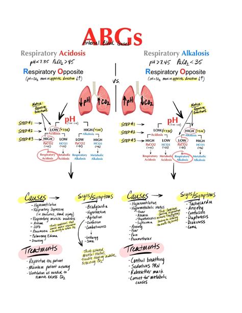 Respiratory Abg Nclex Notes Nursing Studocu