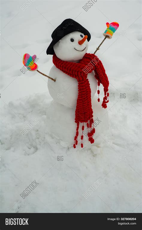 Snowman Scarf Hat. Image & Photo (Free Trial) | Bigstock