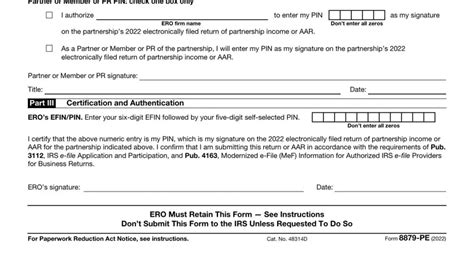 Form 8879 Pe Fill Out Printable PDF Forms Online