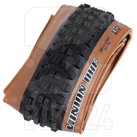 Maxxis Minion DHF Folding Tire Dual EXO TR WT 29x2 50 Tanwall