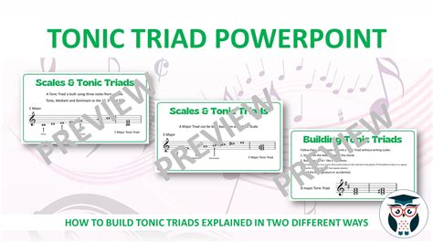 Tonic Triads - PowerPoint, Handouts and Worksheets | Teaching Resources