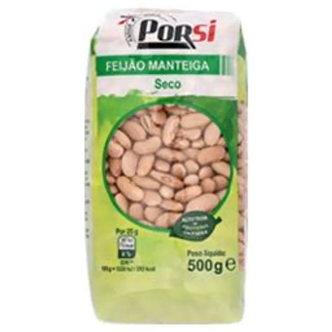 Feijão manteiga PORSI Nutripédia