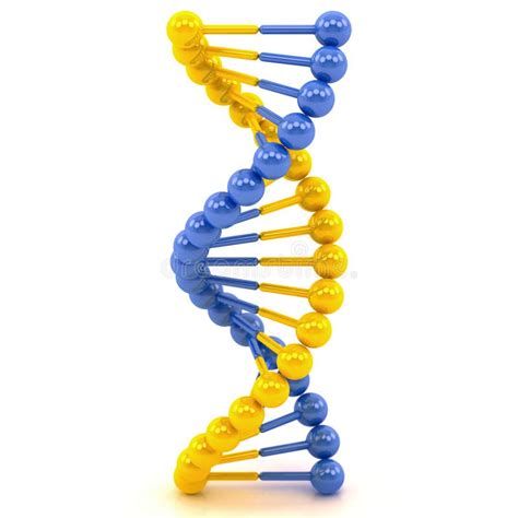 Dna Van Het Kristal Stock Illustratie Illustration Of Biotechnologie