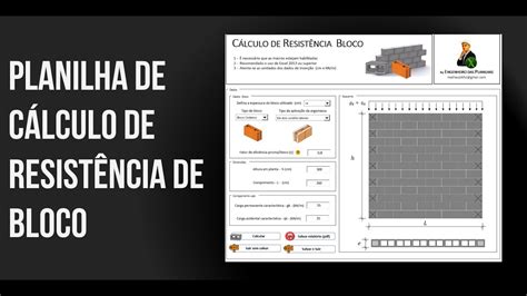 Planilha De C Lculo Resist Ncia De Bloco Estrutural Whats