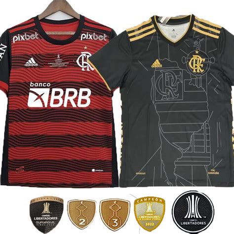 Camisa Flamengo Dna adidas 2022 Patch Campeão Libertadores