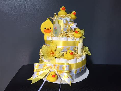 Ducky Diaper Cake Etsy