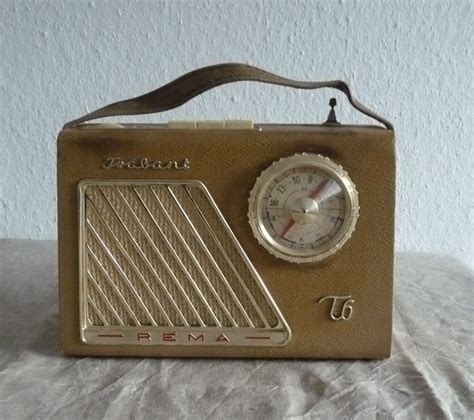 Ddr Transistor Koffer Radio Rema Trabant T Mit Tasche Ebay