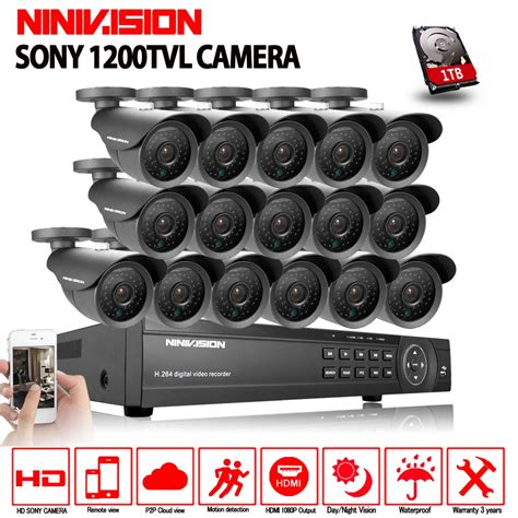 Ninivision Ahd Cctv System Ch Ahd P Cctv Dvr Kit Hdmi N