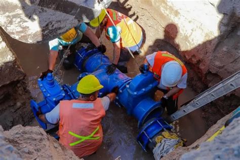 Tras Dos D As Sin Agua Osse Termin La Reparaci N Del Ca O Matriz En