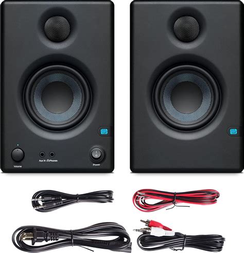 Presonus Eris E Near Field Studio Monitors Pair Powered