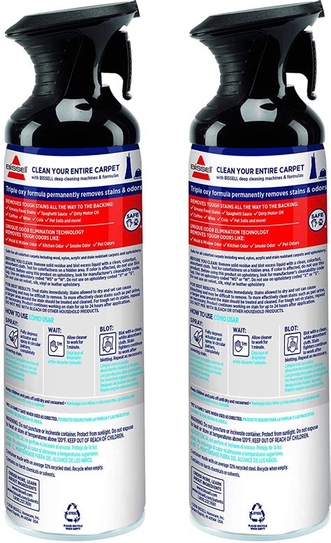 Bissell Professional Power Shot Oxy Carpet Spot 14 Ounces Pack Of 2