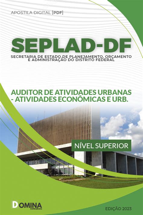 Apostila Seplad Df Auditor Ativid Urbanas Econ Micas