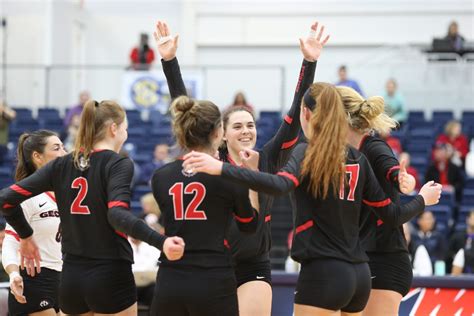 OXFORD Miss The University Of Georgia Volleyball Team Swept The Ole