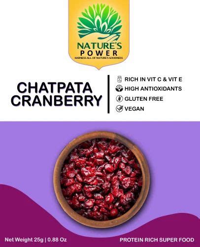 A Grade Chatpata Cranberry Packaging Type Carton Packaging Size