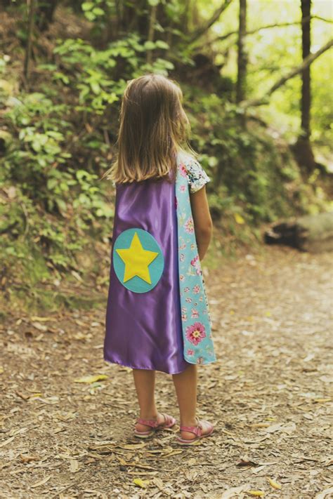 Kids Superhero Cape- Pink with Peacock inspired print | Felt