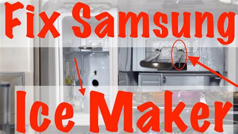 How To Fix Samsung Ice Maker Youtube