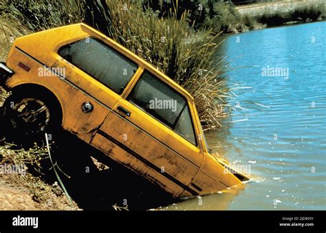 CAR CRASH SCENE, DROWNING MONA, 2000 Stock Photo - Alamy